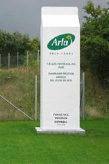 Mega mælkekarton til Arla